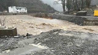 Hochwasser an der Ahr in Marienthal