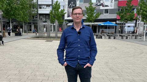 Stadtklimatologe Sascha Henninger von der Technischen Universität Kaiserslautern-Landau beschäftigt sich mit Stadtökologie und dem Klima angepassten Stadtumbau.