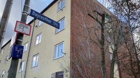 Ein Wohnblock in der Bayreuther Straße in Ludwigshafen