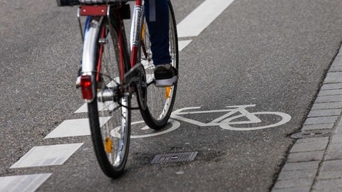 Neuer Radweg in Ludwigshafen