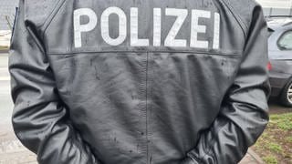 Polizist im Einsatz.