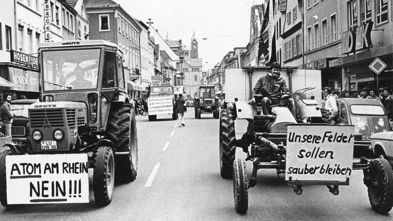 eine Anti-Atomkraft-Demonstration im Jahr 1979