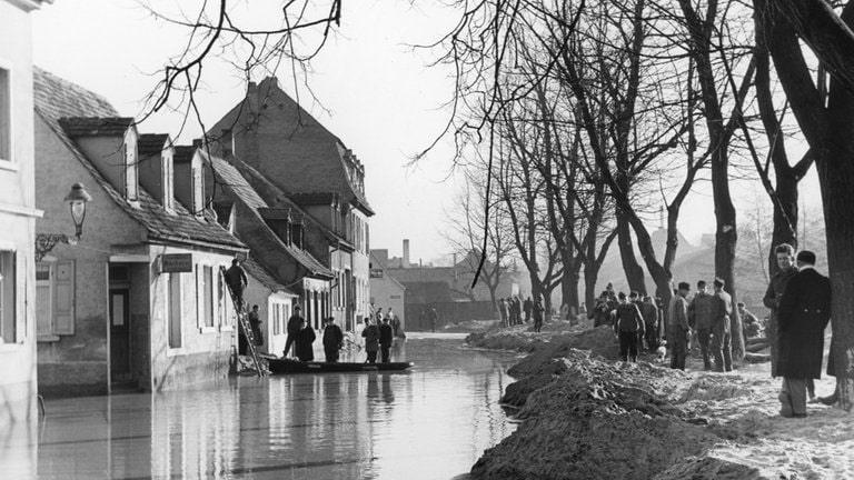 die Hasenpfuhlstraße im Januar 1955