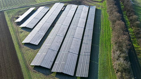 Neuer Solarpark in Obrigheim in der Verbandsgemeinde Leiningerland