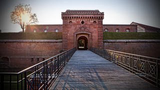 Das Weißenburger Tor ist Teil der Vauban-Festungsanlage in Germersheim 