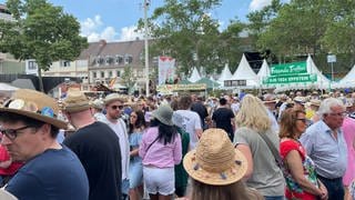 Das Strohhutfest 2023 in Frankenthal ist eröffnet