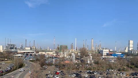 BASF Werk in Ludwigshafen - nähe Tor 12