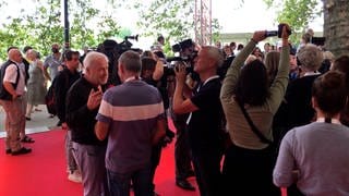 Presserummel auf dem Festival des Deutschen Films in Ludwigshafen