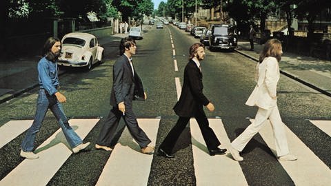 Das berühmteste Zebrastreifen-Foto der Welt - Die Beatles gehen über die Straße
