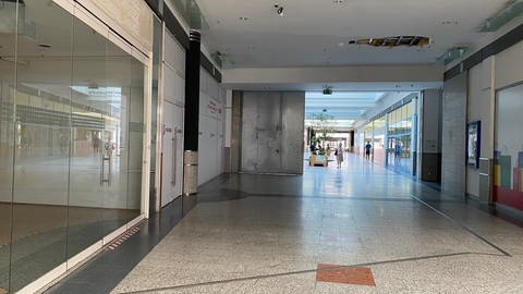 Das Einkaufszentrum Walzmühle in Ludwigshafen im September 2023