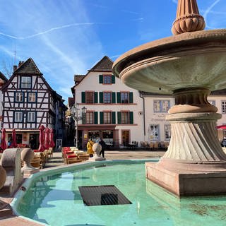 Am Marktplatz in Neustadt an der Weinstraße