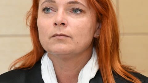 Die Rechtsanwältin Nicole Schneiders hat schon viele Rechtsextreme und Neonazis vor Gericht verteidigt - wie hier im Prozess um die Ermordung des Kasseler Regierungspräsidenten Walter Lübcke.