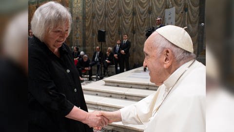 Begegnung mit dem Papst