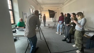 Foto-Shooting für Demokratie