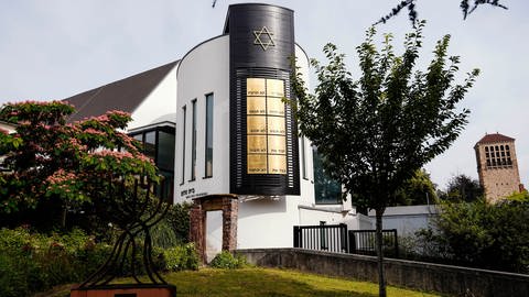 Die Synagoge in Speyer. 