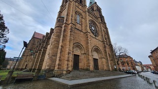 Die Marienkirche - ein kühler Ort in Landau an heißen Tagen 