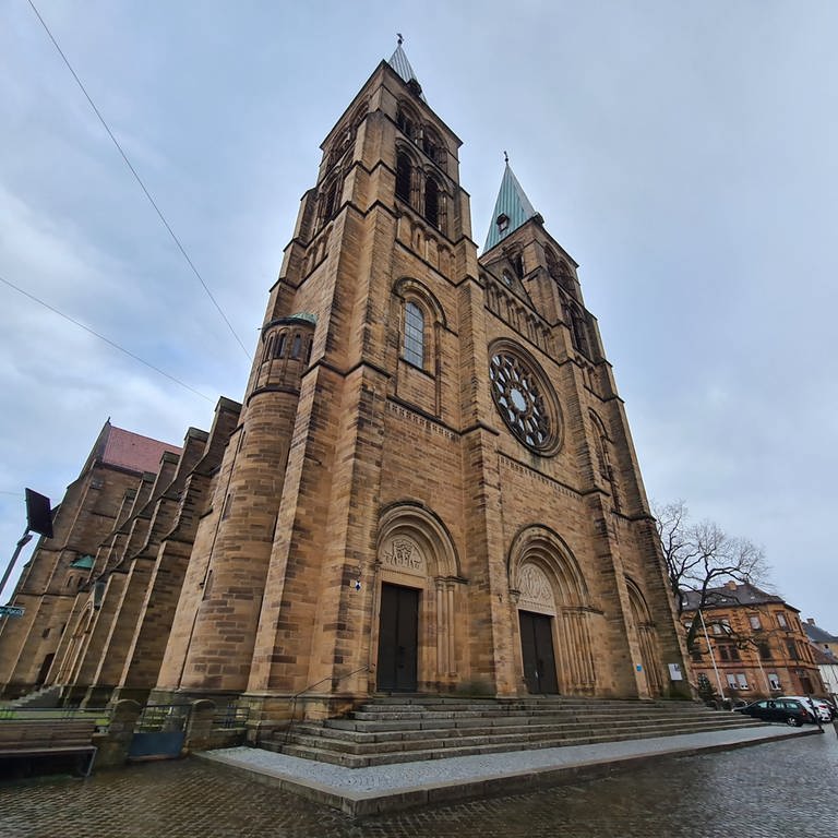 Die Marienkirche - ein kühler Ort in Landau an heißen Tagen 