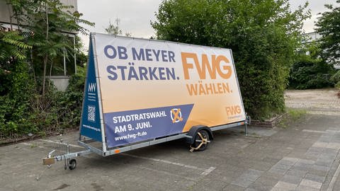 Wahlplakate in Frankenthal