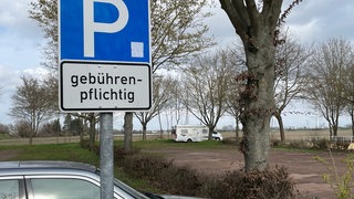 Der Parkautomat am Lambsheimer Weiher: Eine Frau soll gut 50.000 Euro Parkgebühren hinterzogen haben