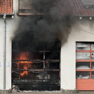 Brand bei der Feuerwehr in Neustadt-Hambach