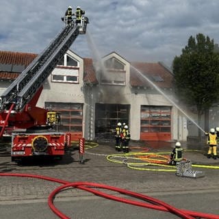 Brand bei der Feuerwehr in Neustadt-Hambach