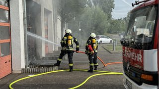 Brand bei der Feuerwehr in Neustadt-Hambach