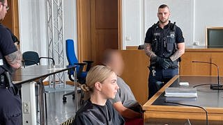 Angeklagter im Doppelmord-Prozess - FT Gerichtssaal 