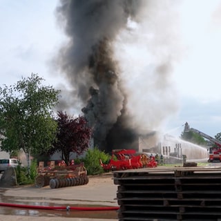 Großbrand in Dannstadt-Schauernheim