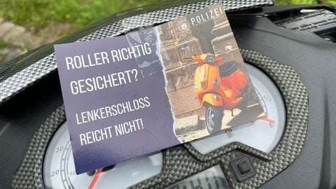 Aktion gegen Roller Diebstahl in Ludwigshafen