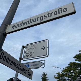 Schild der Hindenburgstraße in Landau