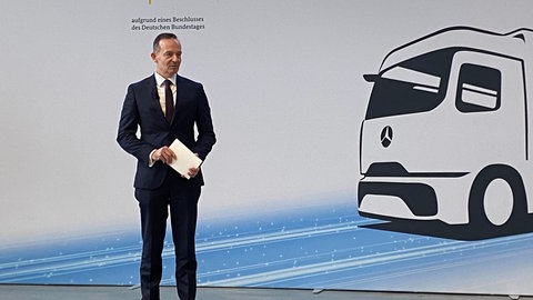 Verkehrsminister Volker Wissing bei Daimler Truck in Wörth 