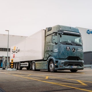 Der eActros 600 geht bei Daimler Truck in Wörth in die Serienproduktion