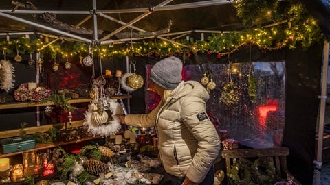 Der Nikolausmarkt in Edenkoben.