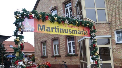 Ein Bild vom Martinusmarkt im südpfälzischen Ottersheim.