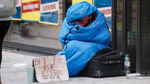 Obdachlose auf der Strasse