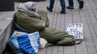 Obdachlose auf der Strasse