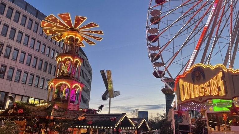 Weihnachtsmarkt Ludwigshafen Abend