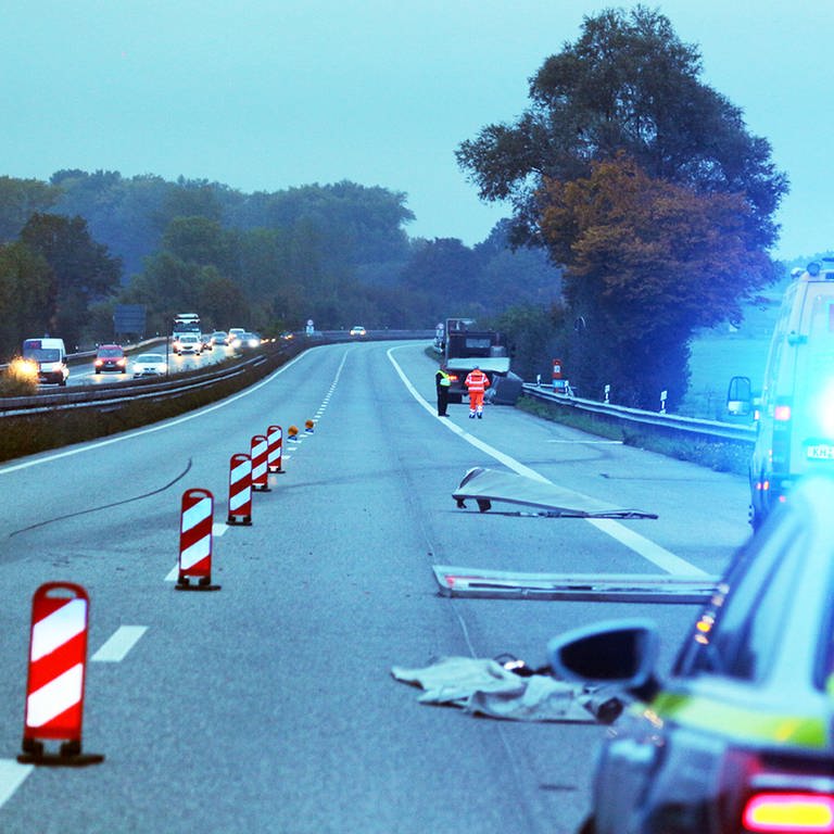 Lkw Bleibt Auf Der A60 Bei Bingen An Einer Brücke Hängen Swr Aktuell 1568