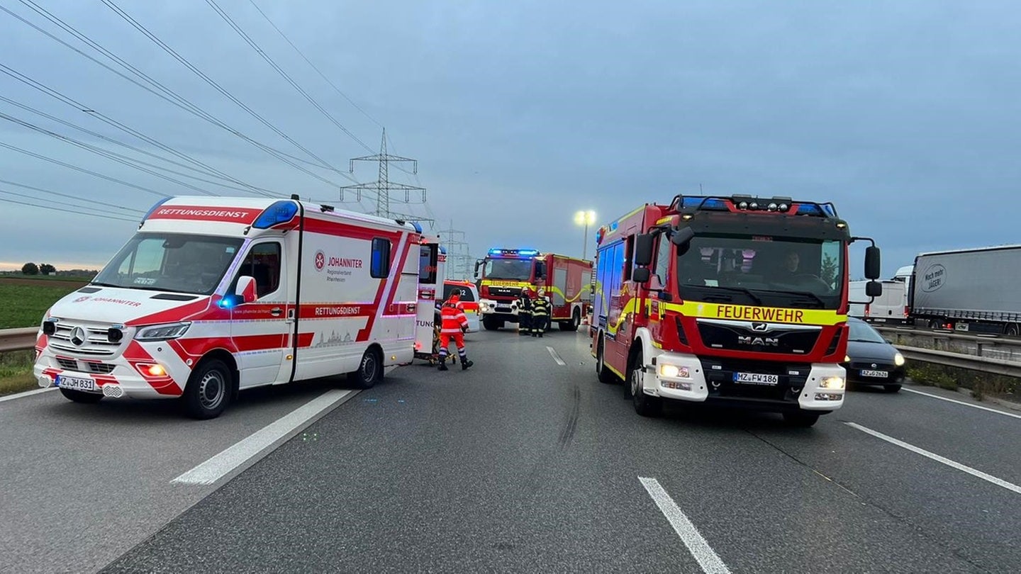 Unfall Auf A60 Bei Mainz: Autofahrer Schreit Rettungskräfte An - SWR ...