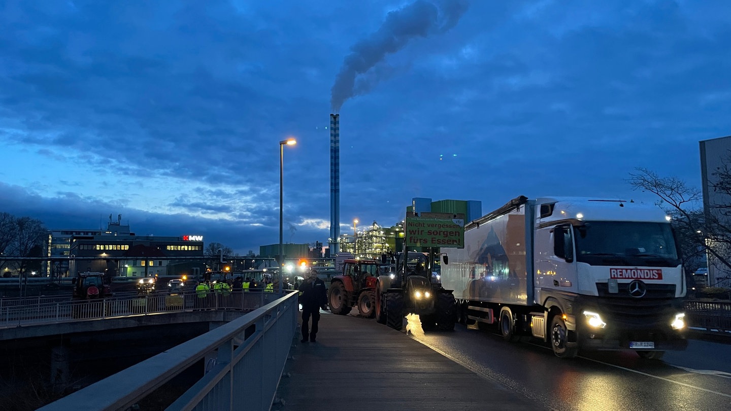 Spontane Protestaktionen Der Landwirte In Rheinland-Pfalz - SWR Aktuell