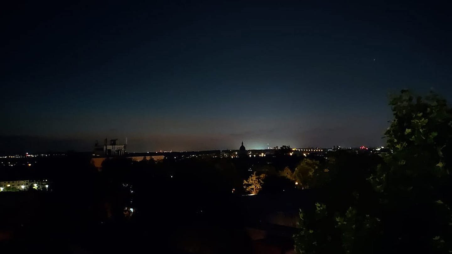 Auswirkungen der Energiekrise. In der Mainzer Innenstadt werden viele öffentliche Gebäude nachts nicht mehr beleuchtet