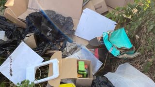 50 Kilogramm Müll wurden im Lennebergwald entsorgt
