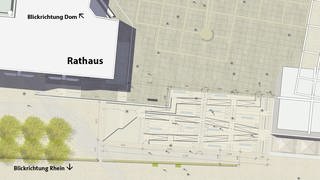 So soll die geplante Freitreppe nach der Umgestaltung des Jockel-Fuchs-Platzes in Mainz am Rhein aussehen