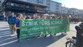 Mehr als 1.000 Menschen nahmen an der Aktion von "Fridays for Future" in Mainz teil