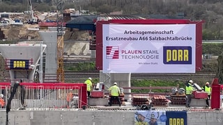 Der Neubau der Salzbachtalbrücke kommt voran