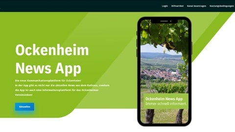 Schüler Christian Maidhof hat eine App für seinen Wohnort Ockenheim erfunden.