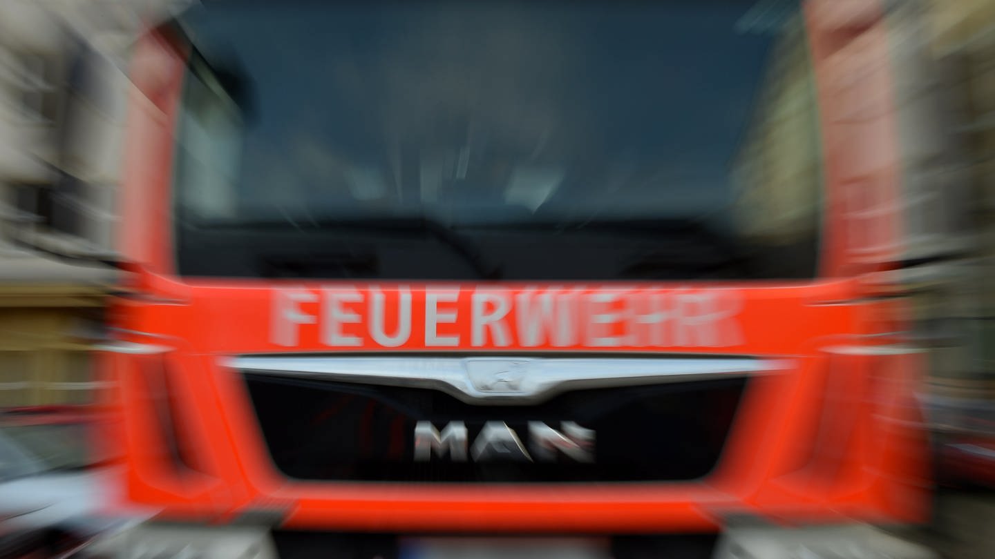 Ein Einsatzwagen der Feuerwehr.