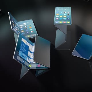 Bei Handy-Displays kommt das ultradünne Glas von Schott zum Einsatz.