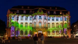 Mainz leuchtet Schillerplatz Projektionen 