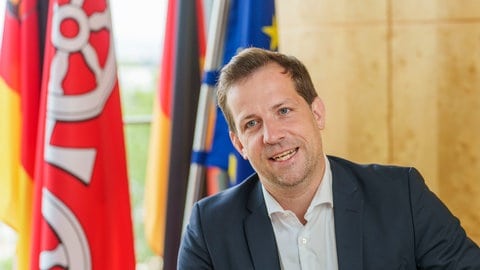 Der Mainzer Oberbürgermeister Nino Haase im Gespräch